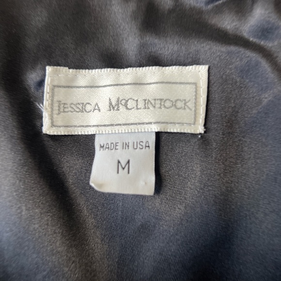 JESSICA McCLINTOCK 80'S Vintage Velvet Crop Jacket - Picture 2 of 6